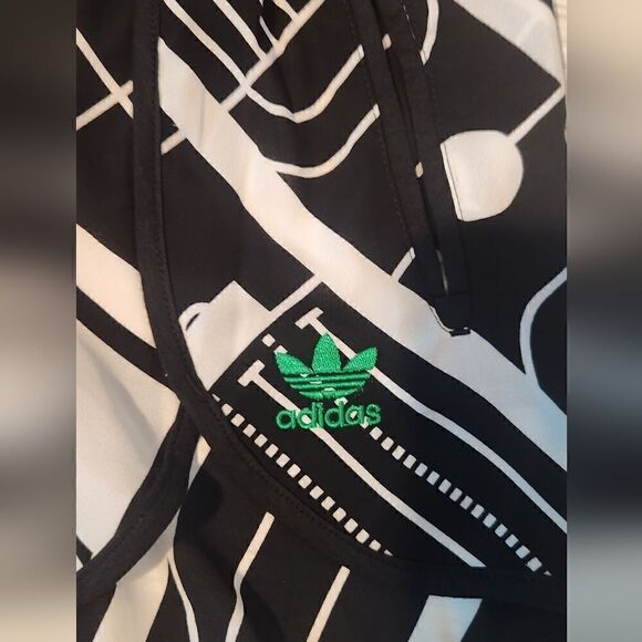 Adidas White and Black Track Shorts Size Small - Picture 12 of 12